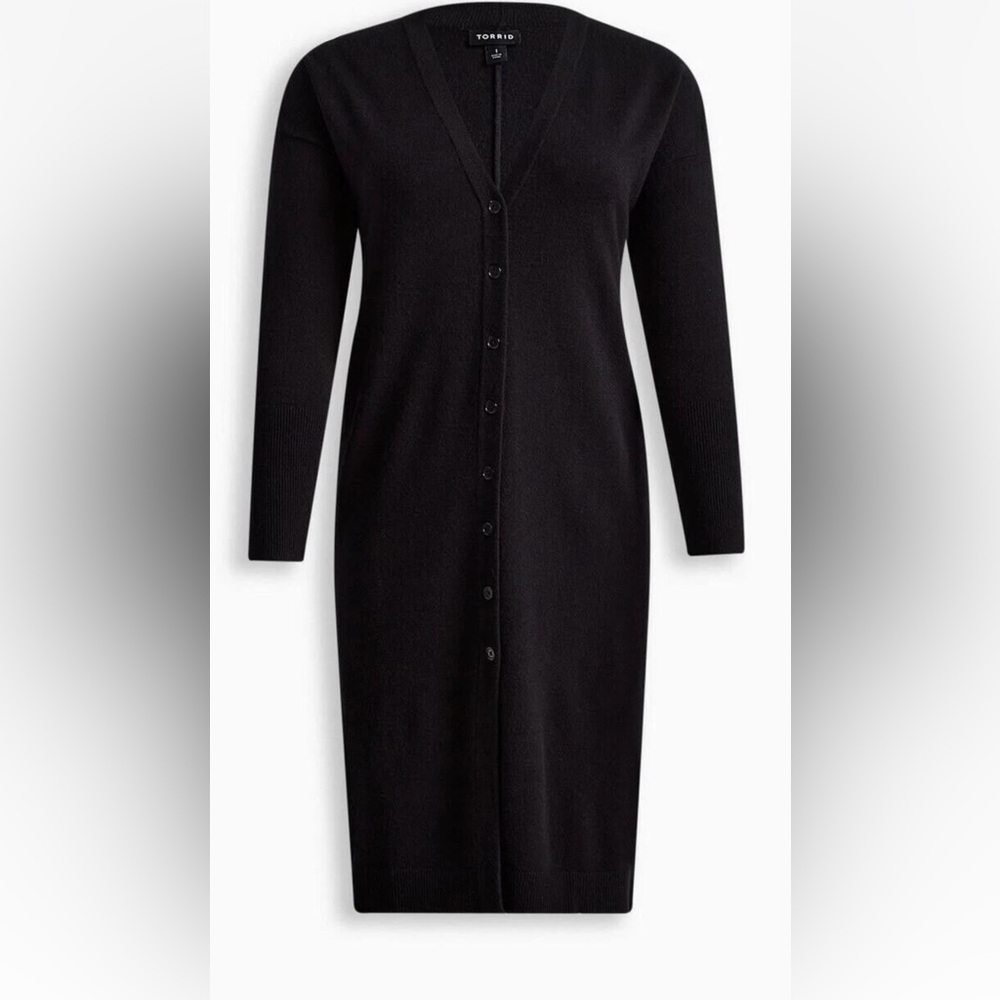 Torrid Black full length Sweater-size 2